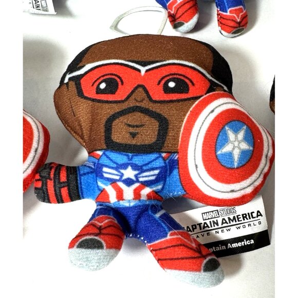 2024 McDonald's Captain America Brave New World Plush HAPPY MEAL Lot Of 11 Toys - Picture 11 of 13